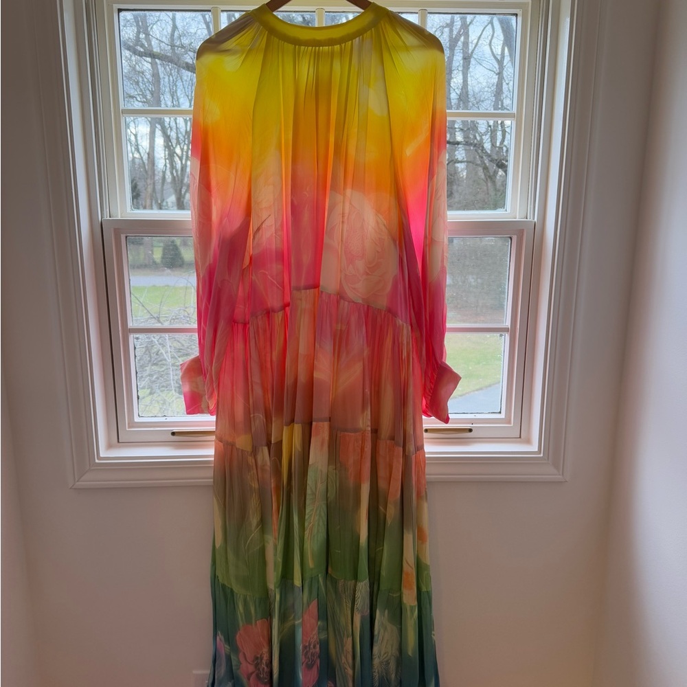 Colorful Gradient Maxi Dress